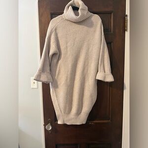 Moth Cream Cowl Neck Sweater